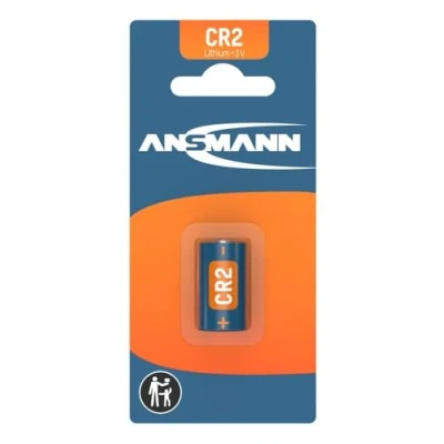 Bild av ANSMANN CR2 3 V litiumbatteri [1 pack] CR15H270/DLCR2/EL1CR2 perfekt för digitalkameror, ficklampor, mikrofoner, rökdetektorer, fjärrkontroller, nyckellösa lås och många fler