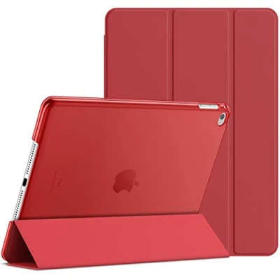 Bild av JETech Fodral för iPad Air 2, Smart Omslag Automatisk Väckning/Sömn (Röd)