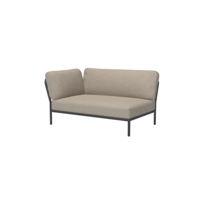 Bild av HOUE LEVEL / Left Corner Trädgårdsmöbler Ash/Dark Grey L140 x W95 H82 SH38 cm