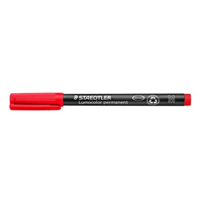 Bild av Staedtler 317 2 Lumocolor Universalstift M Spitze, 1.0 mm, 10 Stück, rot
