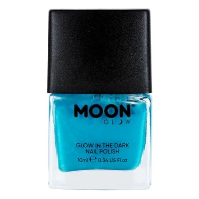 Bild av Moon Glow Fosforescerande nagellack nagellack, blå, 10 ml (förpackning med 1)