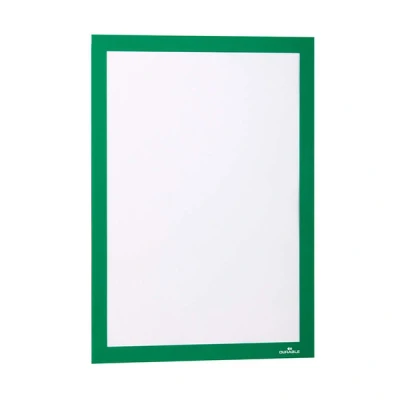 Bild av Durable 487205 inforam Duraframe® A4, självhäftande magnetram, 2 pack, grön