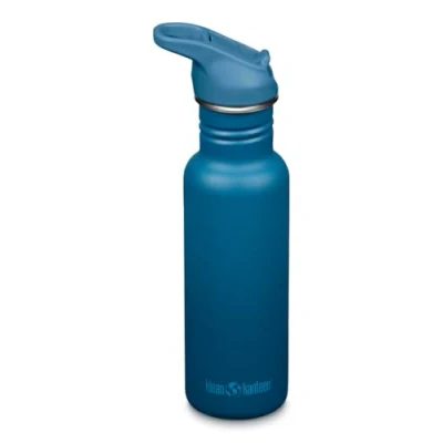 Bild av Klean Kanteen Classic Narrow (Flip Sport) cykeldrickförslutning av rostfritt stål i blå med en volym på 532 ml, 1011188