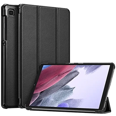 Bild av Fintie Fodral för Samsung Galaxy Tab A7 Lite 8.7 2021 ultratunt konstläder skyddsfodral 8,7 tum SM T225/T220 surfplatta, svart