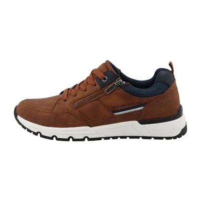 Bild av TOM Tailor Sneakers, Storlek: 41, Cognac Konstmaterial/textil