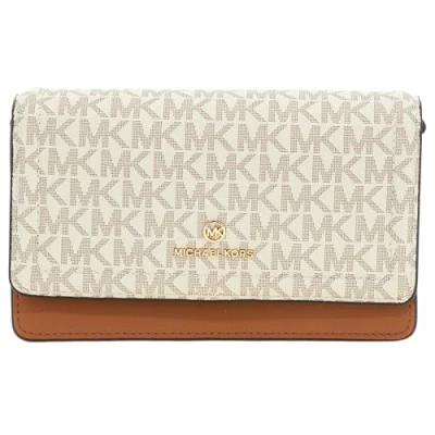 Bild av Michael Kors JET SET Charm Phone Crossbody Axelremsväska, Storlek: One Size, Vanilla/acrn