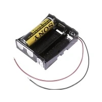 Bild av MPD BA3AAW Batteriholder 3 R6 (AA) Kabel (L x B H) 58 48 16 mm