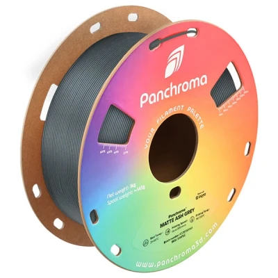 Bild av Polymaker CA04014 Panchroma™ Matte 3D skrivare Filament PLA plast Matt, Mindre plasthalt 1.75 mm 1000 g Ash Grey, Grå 1 st