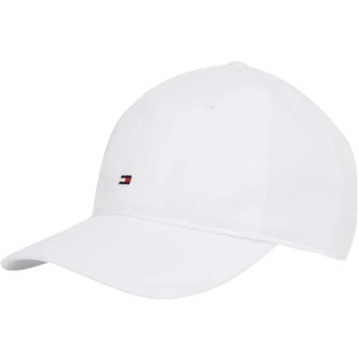 Bild av Tommy Hilfiger Herr TH FLAG MJUK 6 PANEL Keps AM0AM13159 Blå (Th Optic White) en Storlek, White), storlek