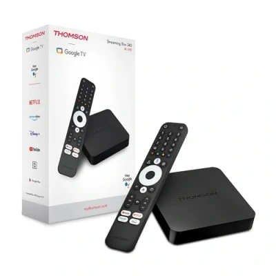 Bild av Thomson Streaming Box 240, 4K UHD, Google TV, Voice Control, WiFi, Googlecast integriert