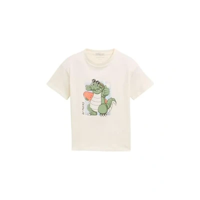 Bild av TOM TAILOR T shirt för pojkar, 12906 ullvit, 116 122