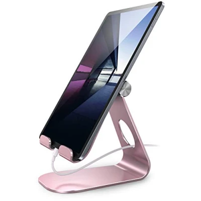 Bild av Lamicall Surfplattestativ, Justerbar Surfplattehållare Universellt Stativ Hållare för iPad Pro 12.9, 11, 10.5, 9.7, Air mini 2, 3, 4, Switch, Samsung Tab, iPhone, andra Surfplattor Rose Gold