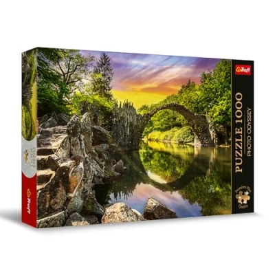 Bild av Trefl Premium Plus Quality Puzzle Photo Odyssey: Rakotzbron i Kromlau, Tyskland 1000 bitar, Unik fotoserie, Perfekt passande för vuxna och barn från 12 år