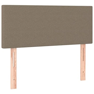 Bild av vidaXL sänggavel taupe 90x5x78/88 cm tyg, huvudgavel, gavel, massiv huvudgavlar, gavlar, massiva i tyg