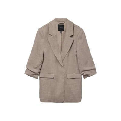 Bild av Vero Moda Vmfrida LS Regular Kort kappa / rock, Storlek: 36, Moon rock