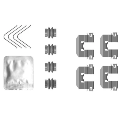 Bild av TEXTAR 82553600 Kit d&#039;accessoires, plaquette de frein à disque KIA: Stonic 3/5 portes, Rio 4