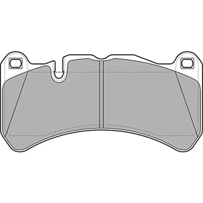 Bild av DELPHI LP2053 Jeu de plaquettes frein préparé pour indicateur d&#039;usure avec tôle anti bruit sans accessoires MERCEDES BENZ: CLK Coupe, SLK