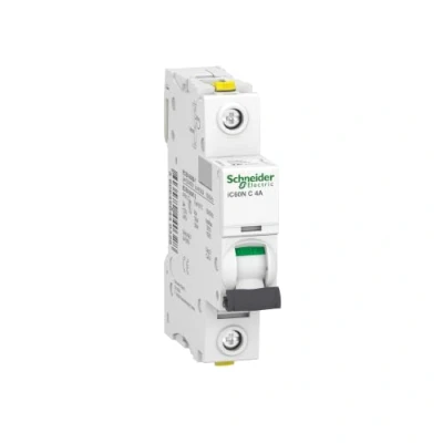Bild av Schneider Electric A9F04104 skyddsbrytare iC60N, 1P, 4A, C egenskaper