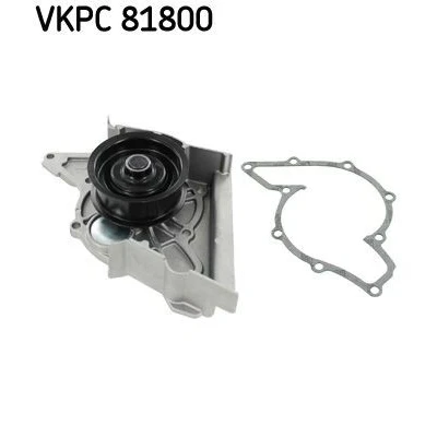 Bild av SKF VKPC 81800 Pompe à eau avec joints Fonte pour système dentrainement courroie trapézoïdale nervures AUDI: 80 B4 Berline, A8 D2, A6 C4 Avant
