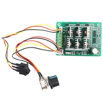 Bild av Motorvarvtalsregulator 3 fas omkopplare med justerbar potentiometer f?r borstl?s motor, DC 5V 36V 15A