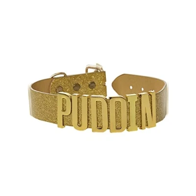 Bild av Funidelia Harley Quinn Puddin halsband Suicide Squad för dam Superhjältar, DC Comics, Squad, Skurkar accessoarer vuxen, maskeraddräkter Guld