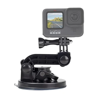 Bild av Suptig Suction Cup Montering sugkopp bilmontering kompatibel för Gopro Hero 8 7 6 5 4 3 Session AKASO/Campark/APEMAN/Dragon actionkameror
