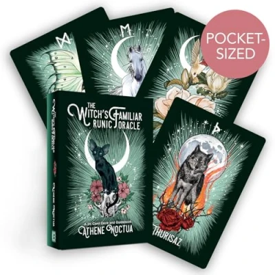Bild av The Witch’s Familiar Runic Oracle: A 24 Card Deck and Guidebook
