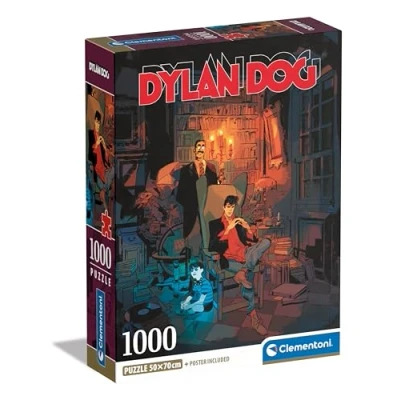 Bild av Clementoni Pussel Story Maps Dylan Dog 1000 Bitar För Vuxnas 14 99 år, 39817