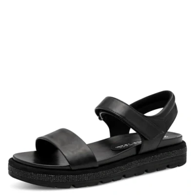 Bild av MARCO TOZZI Damer 228405 44 sandal, svart, 37 EU