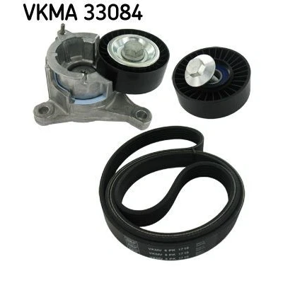 Bild av SKF VKMA 33084 Jeu de courroies trapézoïdales à nervures PEUGEOT: 607 Berline, 807, 407 CITROËN: C5 I 5 portes, Jumpy Van, C8
