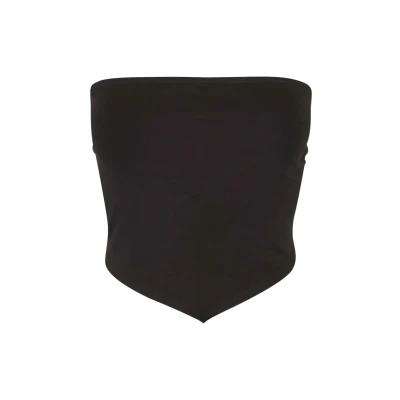 Bild av Urban Classics Knotted Bandeau Linne, Storlek: Large, Black