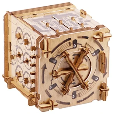 Bild av IDventure Cluebox Cambridge labyrint pusselbox escape room spel knepigt 3D träpussel unika pusselspel boxspel för vuxna och pussellåda barn, IDCL5