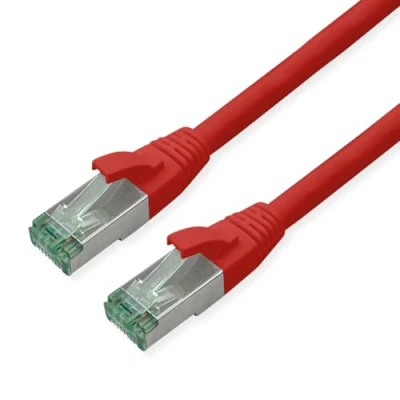 Bild av ROLINE RM Patchkabel Kat.6A S/FTP (PiMF), röd, 1,5 m