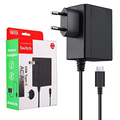 Bild av ECHTPower nätdel för Nintendo Switch, PD typ C laddare TV läge stöd, reseladdare Switch Lite och andra typer enheter