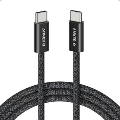 Bild av Anker USB C till kabel, 240 W laddningskabel 180 cm lång för iPhone 16/15 serien, MacBook Pro/Air, iPad Galaxy S24/S23