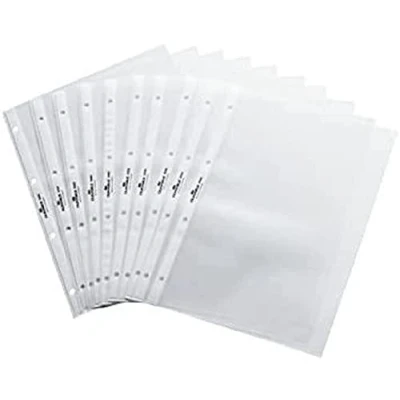Bild av DURABLE 856619 Plastfickor till Flipoverpärmar, transparent, 10 stycken