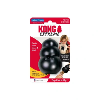 Bild av Kong Extreme Svart Medium 9x6 cm