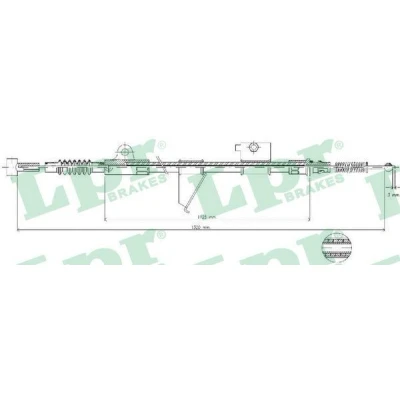 Bild av LPR C0514B Câble De Frein 1324/1108 à tambour NISSAN: TERRANO 2