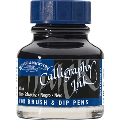 Bild av Winsor &amp; Newton Calligraphy, Svart, 30 ml, 1 styck