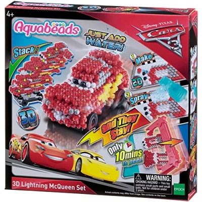 Bild av Aquabeads Epoch drömänger 30198 bilar 3 3D Lightning McQueen motivset