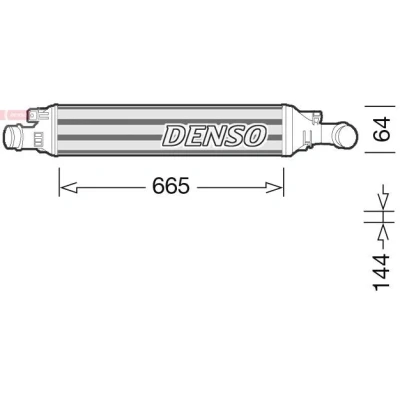 Bild av Laddluftkylare Denso DIT02036
