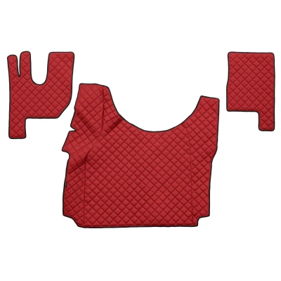 Bild av F CORE FL14 RED Ensemble de tapis sol Similicuir avant 3 Rouge