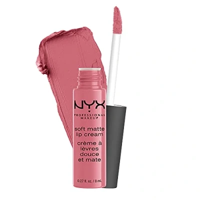 Bild av NYX PROFESSIONAL MAKEUP, Soft Matte Lip Cream, Krämig och matt finish, Färgstark, Långvarig, Nyans: Istanbul