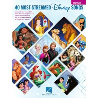 Bild av 40 Most Streamed Disney Songs: Easy Guitar with Notes and Tab