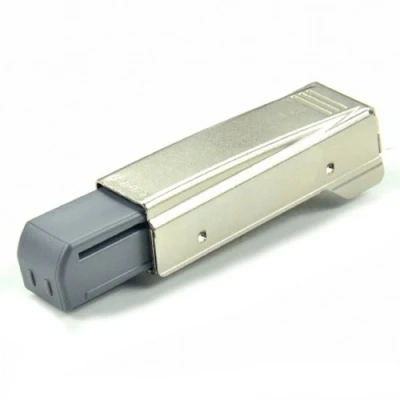 Bild av Blum 973A0500.01x2 973A Blumotion rak arm helöverliggande gångjärn för dörrar, nickelfinish (paket med 2)