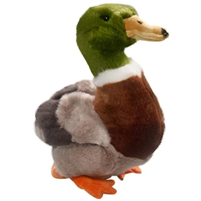 Bild av Gräsand Duck 8,5 tum, 22cm, plyschleksak, mjuk leksak 3336