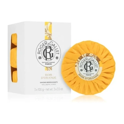 Bild av Roger &amp; Gallet Bois D&#039;Orange Tvål 3 x 100 gram
