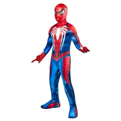 Bild av Rubie&#039;s 1000674S000 Spider Man 2 Premium barndräkt barn maskeradklänning, pojkar, flerfärgad, 7 8 år