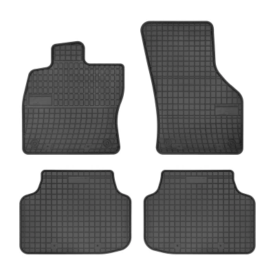 Bild av FROGUM 0365 Ensemble de tapis sol Caoutchouc avant et arrière 4 noir Sur mesure SKODA: Octavia 3 Combi, Schrägheck