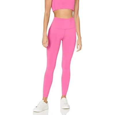 Bild av Amazon Essentials kvinnors aktiv skulptur hög midja fullängdsleggings (finns i plusstorlek), ljusrosa, X Large